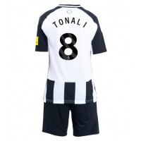 Newcastle United Sandro Tonali #8 Hemmaställ Barn 2024-25 Korta ärmar (+ Korta byxor)